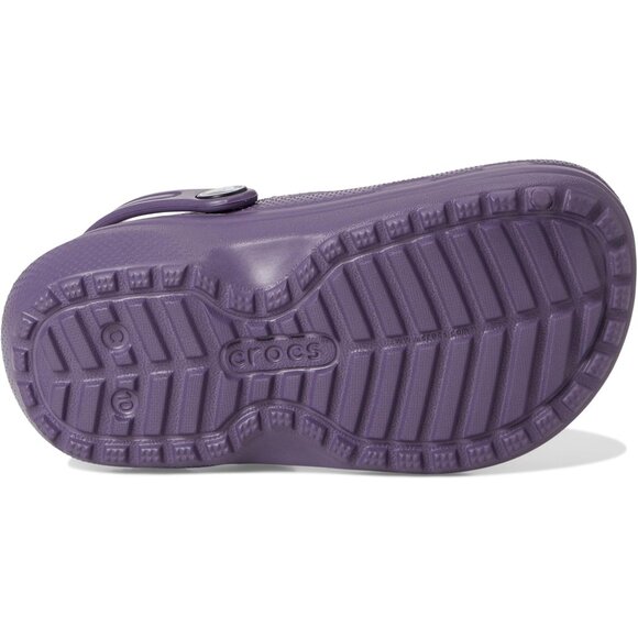 NEW CROCS Toddler/Kids Sizes C7, C12 Classic Lined Clog - Nightshade - Picture 6 of 6